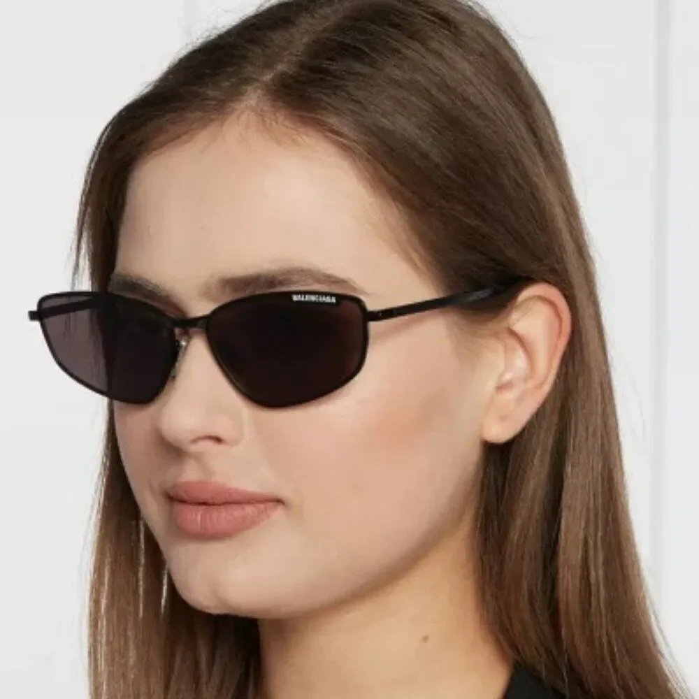 NEW Balenciaga BB0277S 001 Grey Geometric Unisex Sunglasses BB 0277S